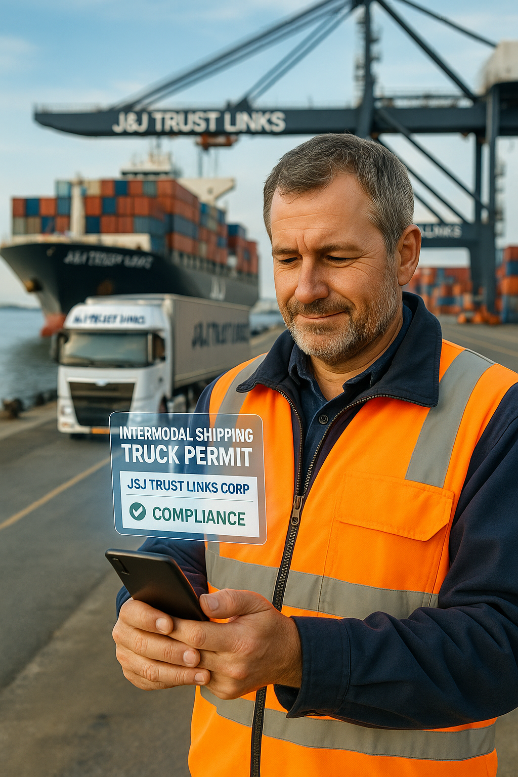 Intermodal Shipping Truck Permit