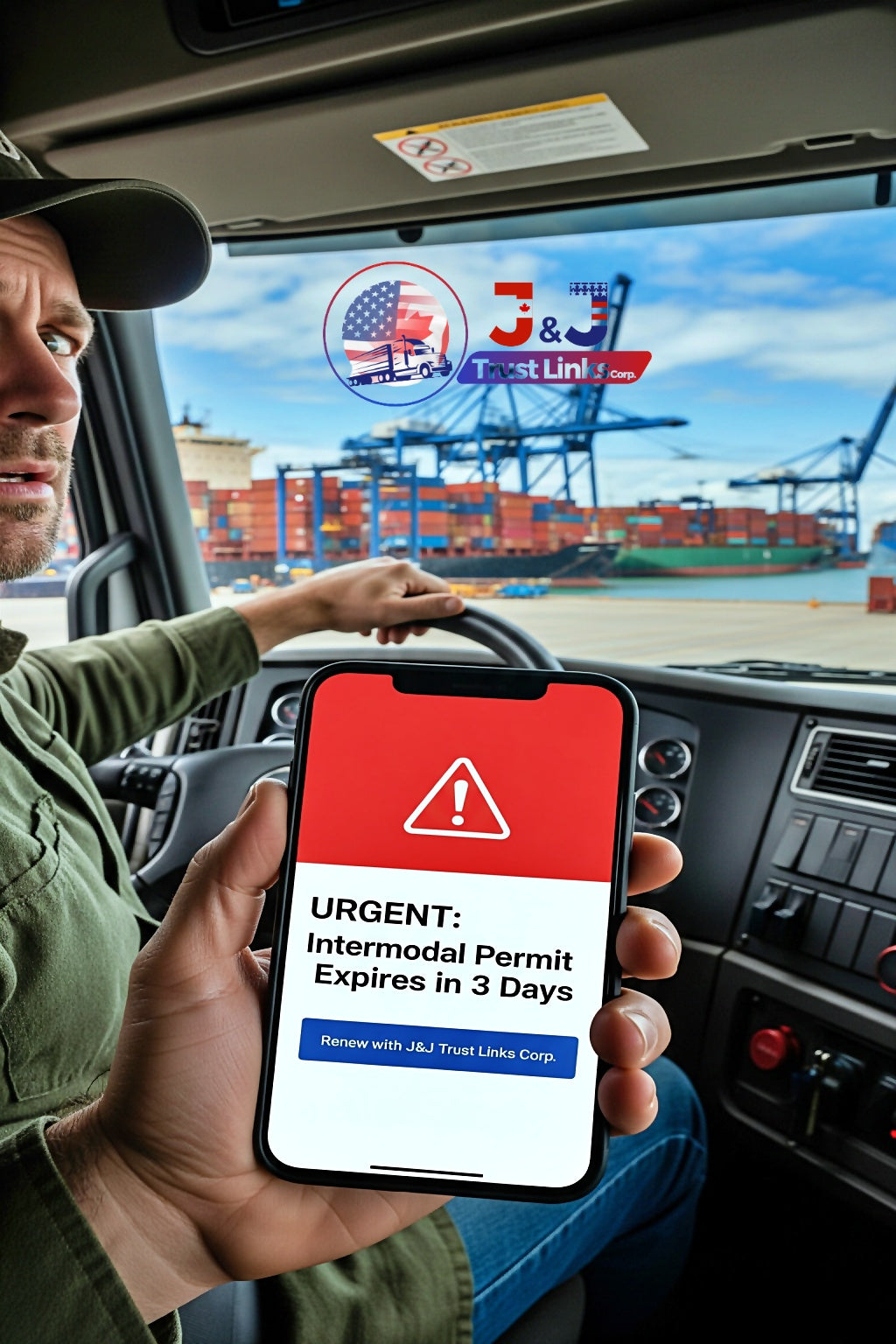 Intermodal Shipping Truck Permit
