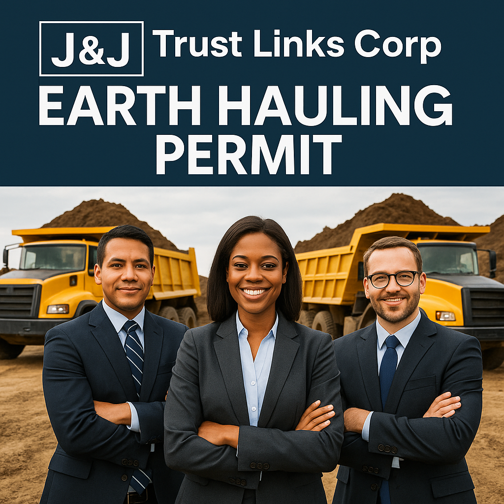 J&J Trust Links Corp Earth Hauling Permit 3