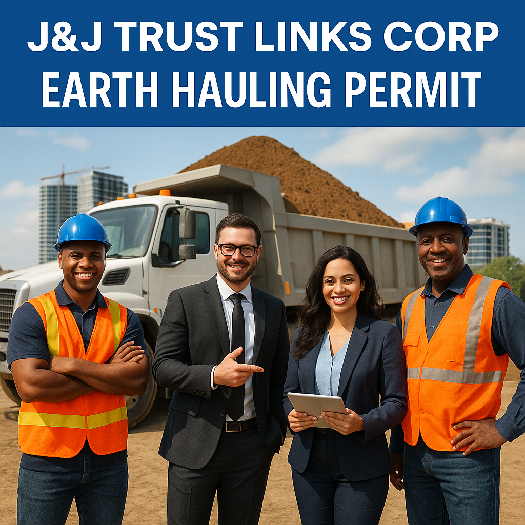 J&J Trust Links Corp Earth Hauling Permit 4
